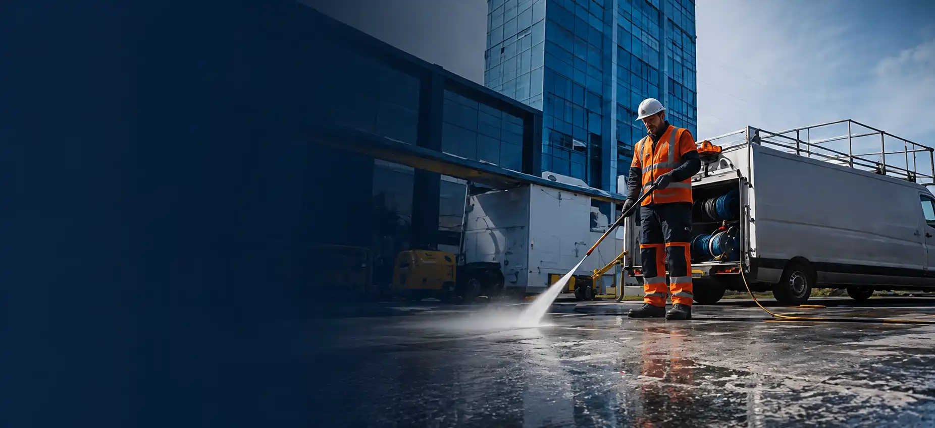 Commercial industrial cleaning